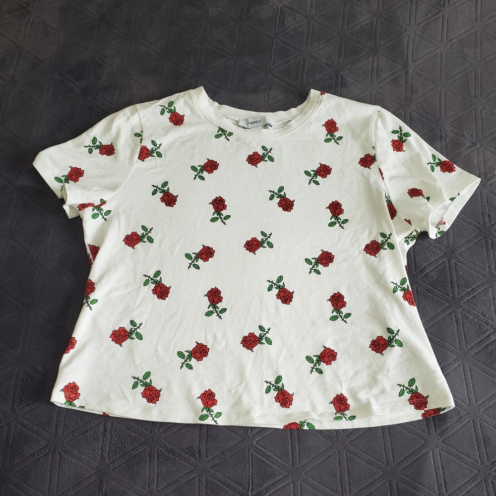 Forever 21+ rose top